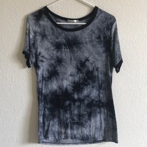 Black tie dye shirt